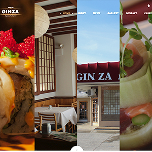Ginza Restaurant, a website made by the Philadelphia area web development company TAF JK Group Inc.